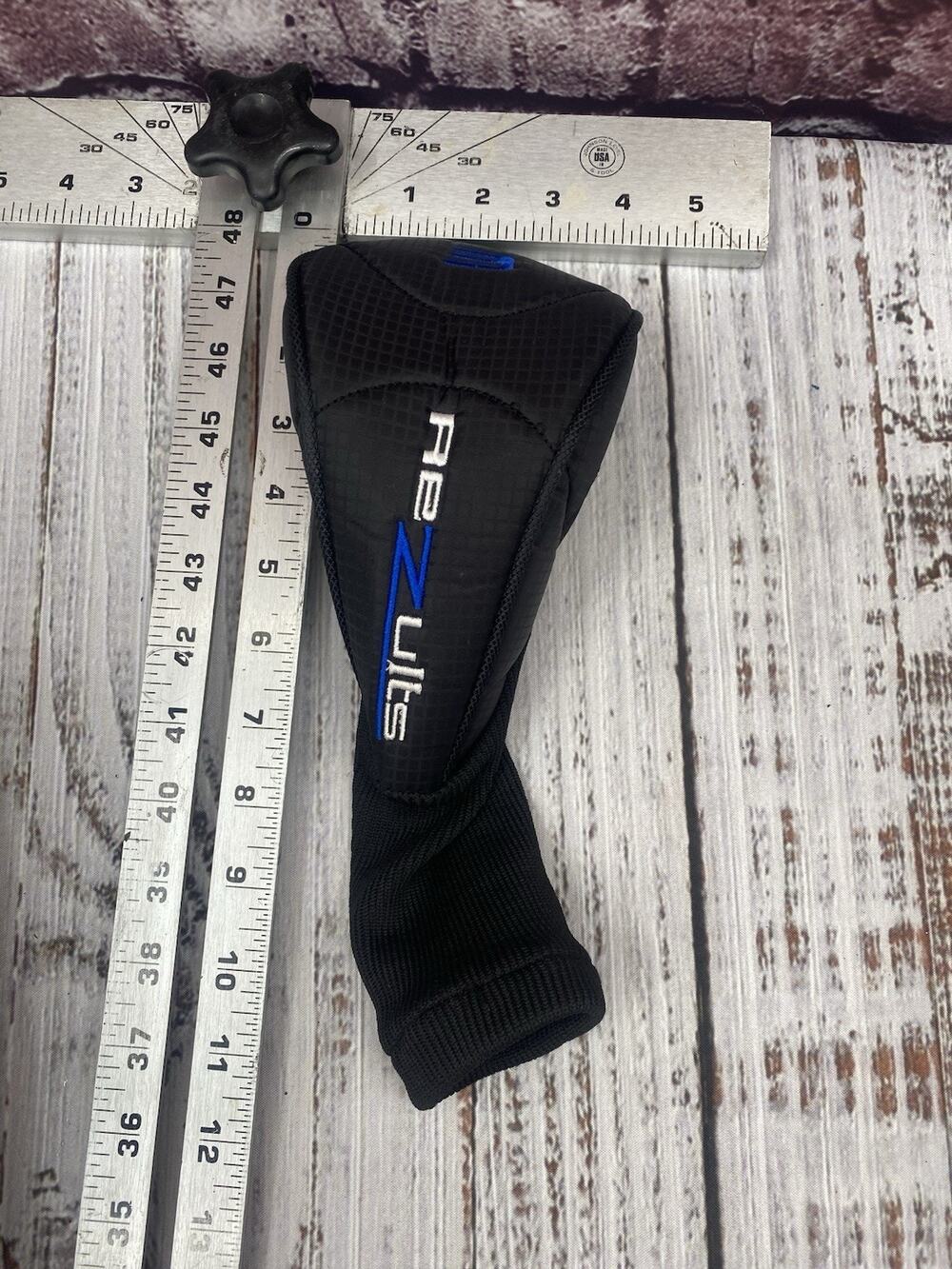 REZULTS #3 Fairway Headcover Black With Blue/White Colors